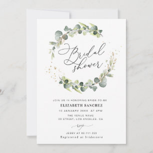 invitation à la nuptiale de l'eucalyptus botanique