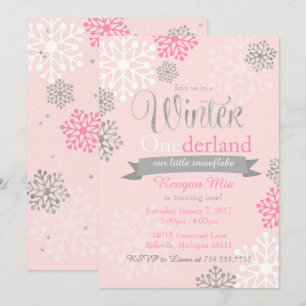 Invitation à la Parties scintillant d'argent rose 