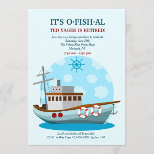 Invitation à la pêche en bateau