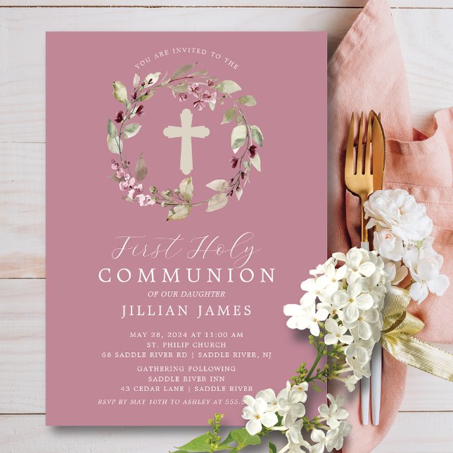 Invitation à la première communion (Créateur téléchargé)