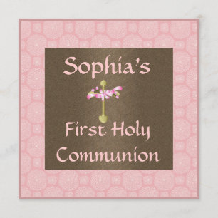 Invitation à la première communion sacrée des Elég