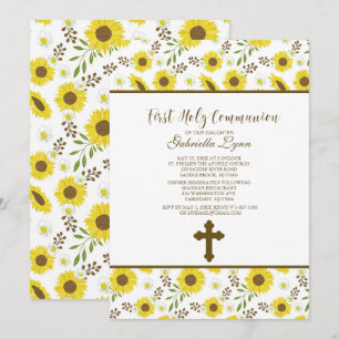 Invitation à la première communion sacrée des tour