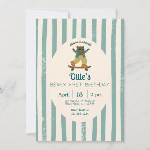 Invitation à la première fête d'anniversaire de Be