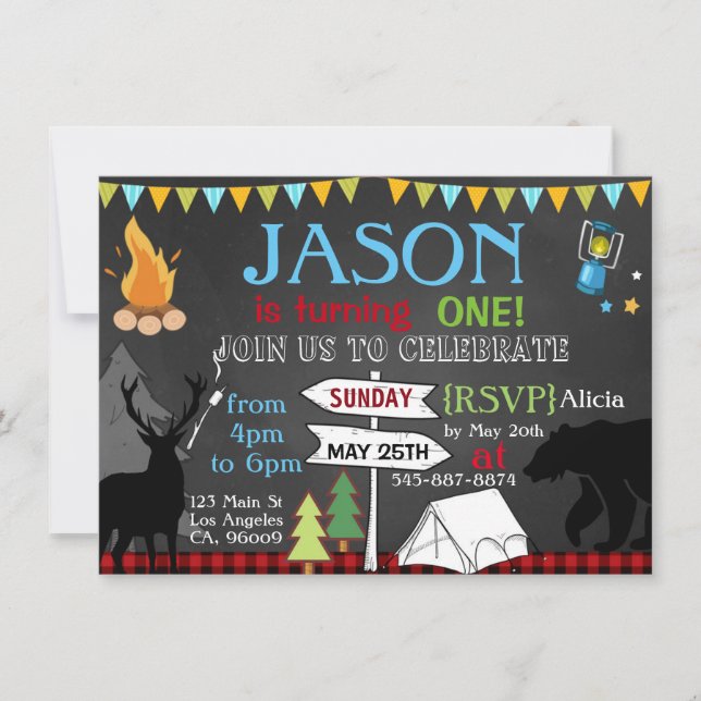 Invitation à la première fête d'anniversaire du Ca (Devant)