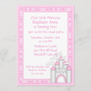 Invitation à la Princess Castle Party