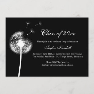 Invitation à la remise des diplômes Black Best Win