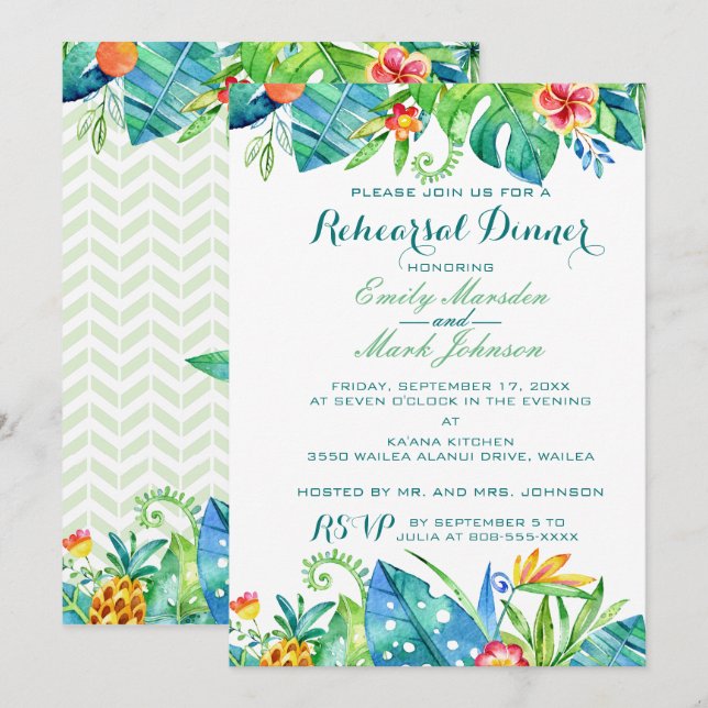 Invitation à la répétition des Mariages floraux tr (Devant / Derrière)