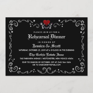Invitation à la répétition Mariage des Skeletons d