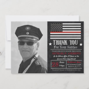 Invitation à la retraite des pompiers