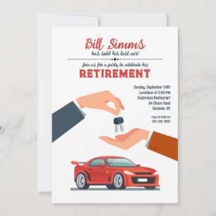 Invitation à la retraite du concessionnaire automo