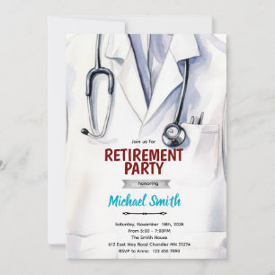 Invitation à la retraite d'un médecin