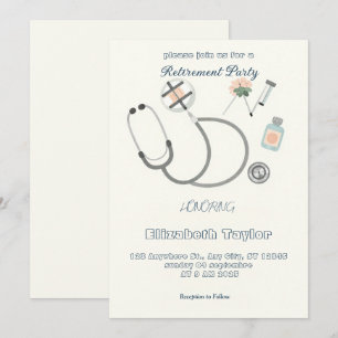 Invitation à la retraite d'un médecin ou d'une inf