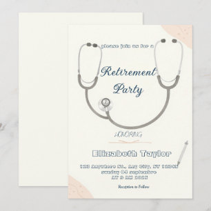 Invitation à la retraite d'un médecin ou d'une inf