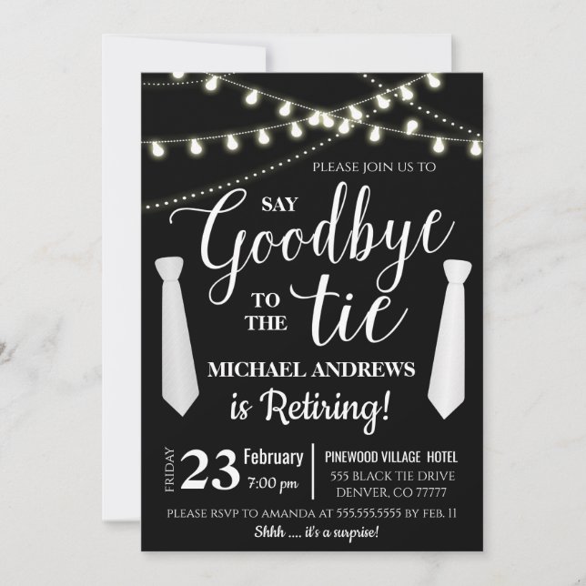 Invitation à la retraite pour hommes (Devant)