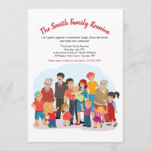 Invitation à la réunion de famille