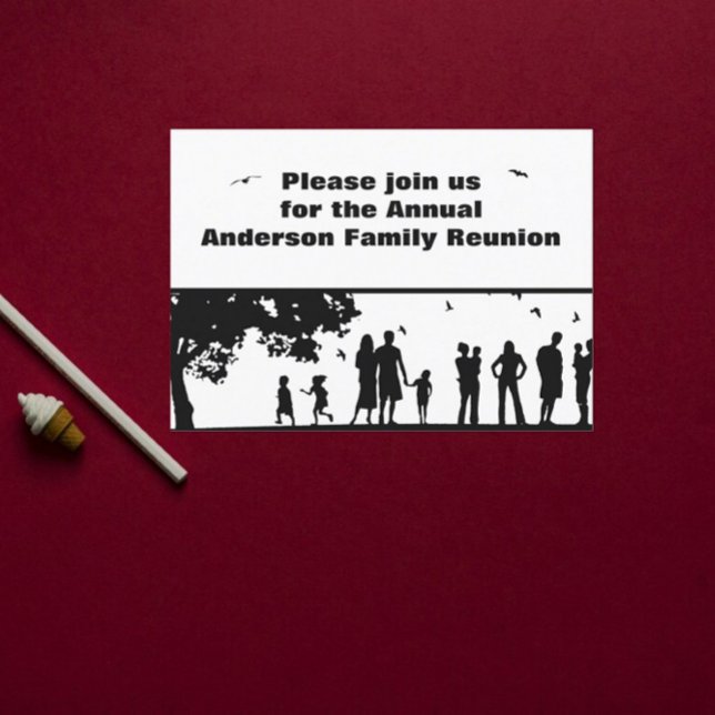 Invitation à la réunion de famille de pique-nique  (Créateur téléchargé)