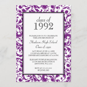 Invitation à la réunion de la classe Purple Black 