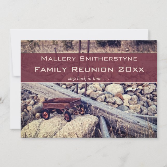 Invitation à la réunion de la famille Nostalgique  (Devant)