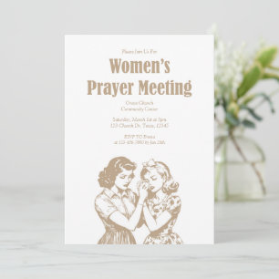 Invitation à la réunion de prière des femmes de l'