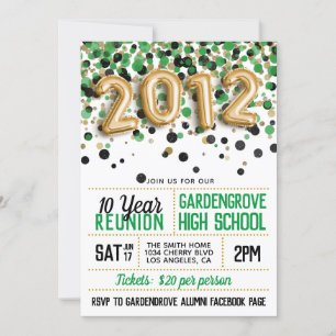 Invitation à la réunion du lycée 2012