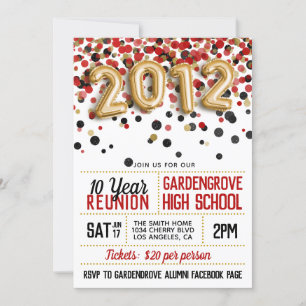 Invitation à la réunion du lycée 2012