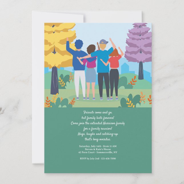 Invitation à la réunion familiale (Devant)