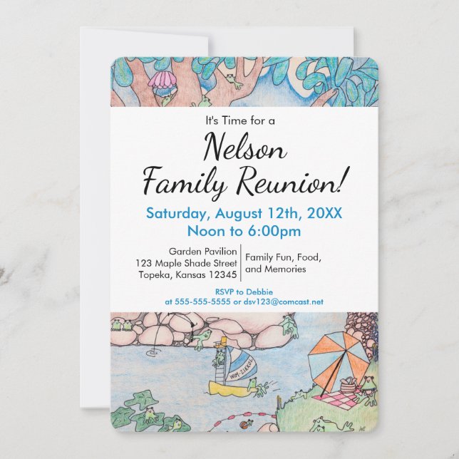 Invitation à la réunion familiale de l'entrepôt de (Devant)