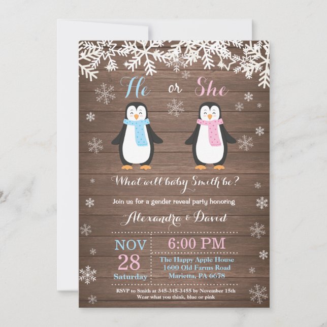 Invitation à la révélation de genre de l'ours de m (Devant)