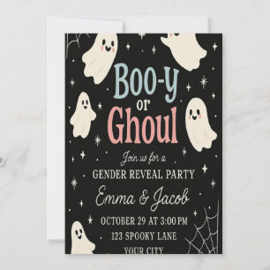 Invitation à la révélation de genre Halloween   Bo