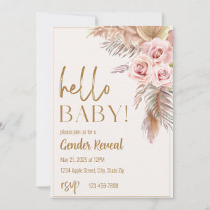 Invitation à la révélation de genre neutre de Boho