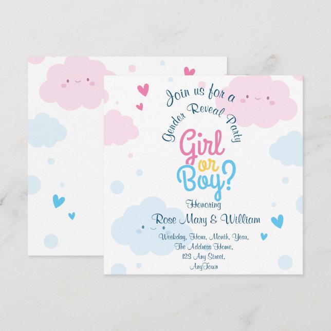 Invitation à la révélation de sexe doux (Devant / Derrière)