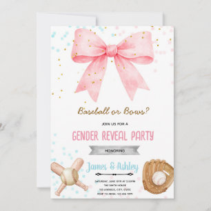 Invitation à la révélation du sexe Baseball ou Nœu