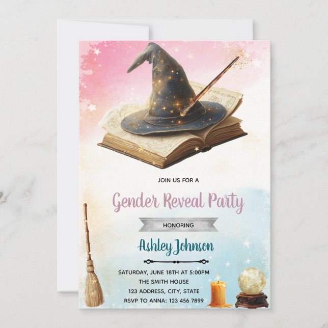 Invitation à la révélation du sexe de sorcière ou  (Devant)
