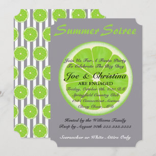 Invitation à la soirée Cocktail Seersucker & Lime
