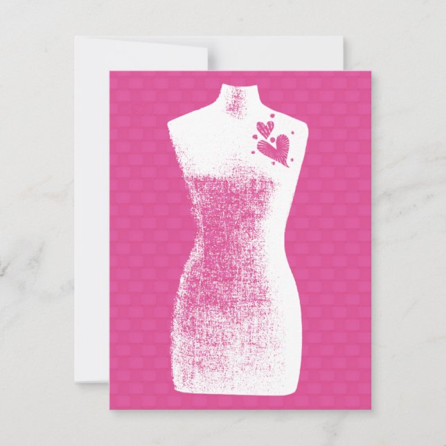 Invitation à la soirée Dames Night Pink (Devant)