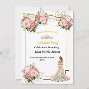 Invitation à la soirée de débutante