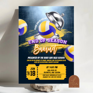 Invitation à la soirée de fin de saison de volley-