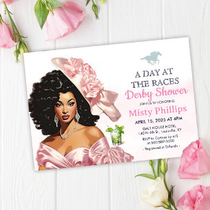 Invitation à la soirée de mariage Day at the Races