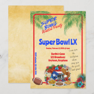 Invitation à la soirée de watch de football