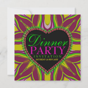 Invitation à la soirée dînatoire des filles bohème