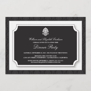 Invitation à la soirée Dîner-soirée élégante à Dam