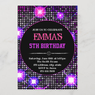 Invitation à la soirée disco