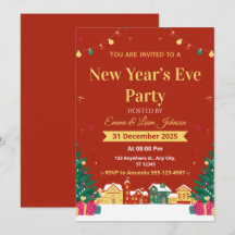 Invitation à la soirée du Nouvel An 2026