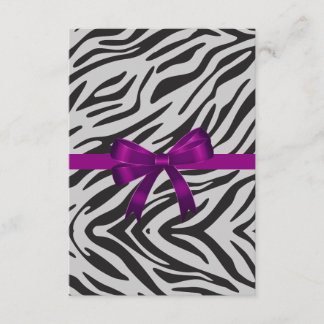 Invitation à la soirée entre filles thème Zèbre en