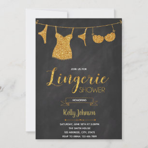 Invitation à la soirée lingerie