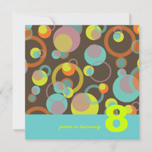 Invitation à la soirée Mod Bubbles