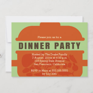 Invitation à la soirée Pot Luck