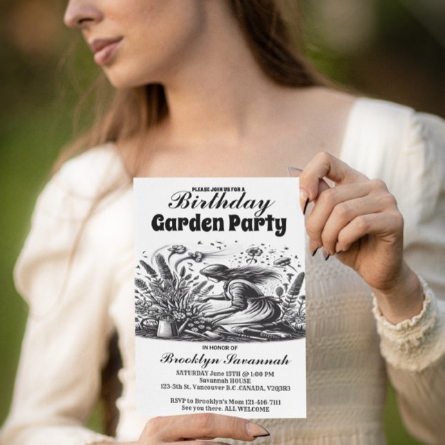 Invitation à la soirée secrète des jardiniers (Créateur téléchargé)