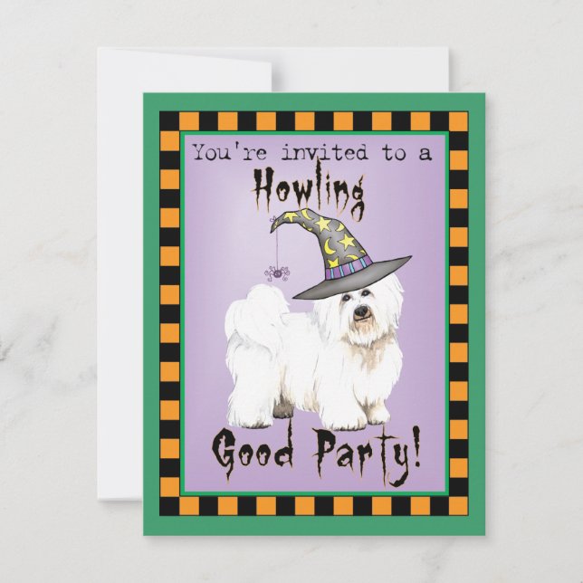 Invitation à la sorcière de coton (Devant)