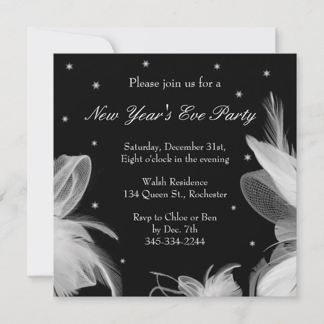 Invitation à la veille du Nouvel An (Devant)